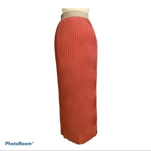 For Cynthia Pleated Patterned Skirt Size S…